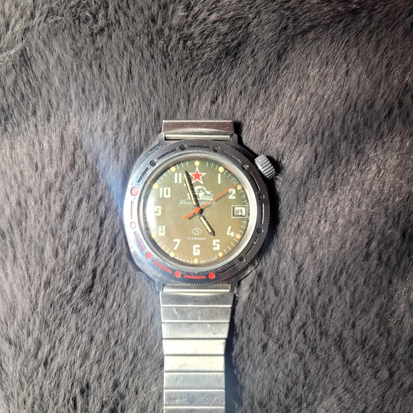 Amphibian Silver Watch